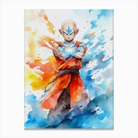 Aang The Last Airbender Canvas Print