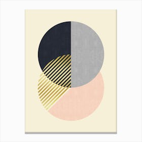 Minimalist geometric shapes 4 Canvas Print