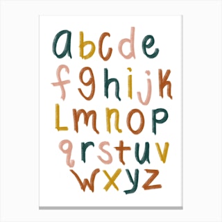 Boho Alphabet 1 Canvas Print