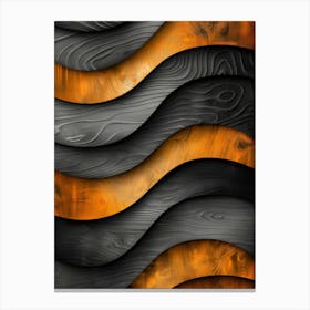 Abstract Wooden Background Photo Canvas Print