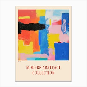 Modern Abstract Collection Poster 7 Canvas Print