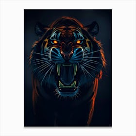 Tiger Wallpaper Canvas Print