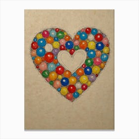 Heart Of Candy 1 Canvas Print