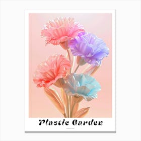 Dreamy Inflatable Flowers Poster Carnations 3 Canvas Print