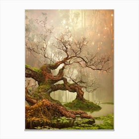 Mossy Tree Canvas Print