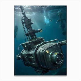 USO: A Very Very Strange Sea-Reimagined 51 Canvas Print