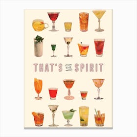 That Is The Spirit Canvas Print