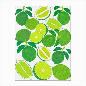 Lime Harvest Canvas Print
