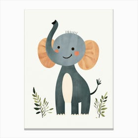 Nursery Elephant Canvas Print