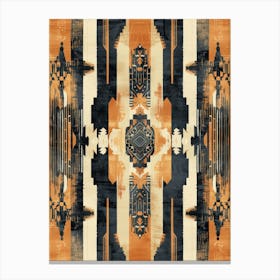 Aztec Rug Canvas Print