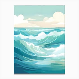 Ocean Background 1 Canvas Print