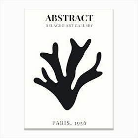 Abstract Gallery Paris, 1956 Canvas Print