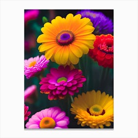 Colorful Flowers 5 Canvas Print