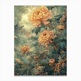 Chrysanthemums Canvas Print