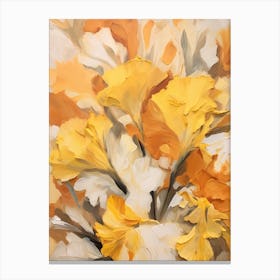 Fall Flower Painting Marigold 5 Canvas Print