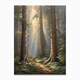 Path Through The Woods Canvas Print