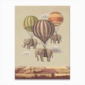 Flight Of The Elephants Canvas Print