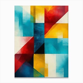 Abstract Colorful Geometric Canvas Print