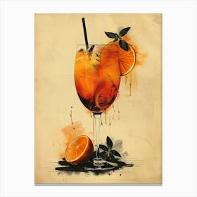 Aperol Spritz Art Print 245 Canvas Print