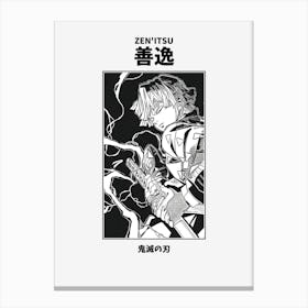 Kimetsu no Yaiba Zenitsu Canvas Print