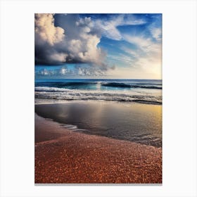 Sunset At The Beach 15 Canvas Print