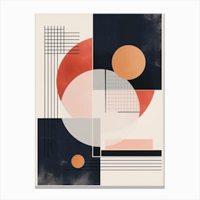 Abstract Minimalistic Geometric Contemporary Boho 13 Canvas Print