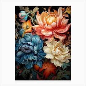 Russian Peonies Canvas Print