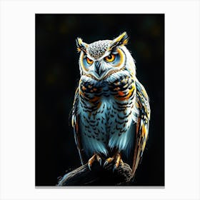 Wild Animal Creative Portrait 127 Canvas Print