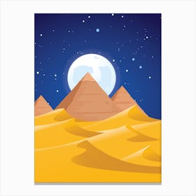 Egyptian Desert Canvas Print
