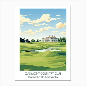 Oakmont Country Club   Oakmont Pennsylvania 3 Canvas Print