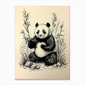 Panda Bear 9 Canvas Print