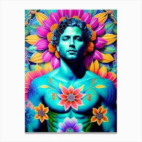 Flower Man 2 Canvas Print