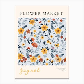 Flower Market 30 Canvas Print