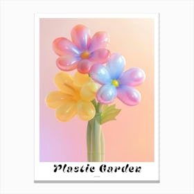 Dreamy Inflatable Flowers Poster Asters 1 Canvas Print