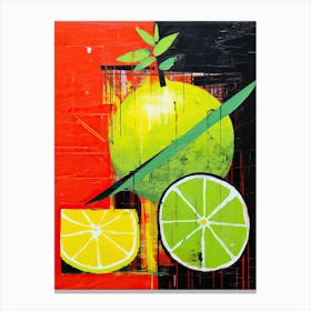 Limes And Lemons Canvas Print