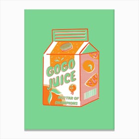 Go Go Juice Canvas Print