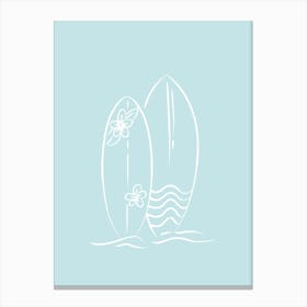 Surfboards 2 Canvas Print