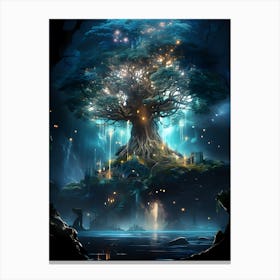 Magical Tree House Canvas Print