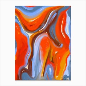 Abstract waves Canvas Print