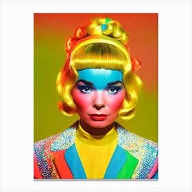 Björk Colourful Pop Movies Art Movies Canvas Print