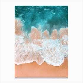 Aerial View Of A Beach 158 Canvas Print