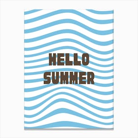 Hello Summer Canvas Print