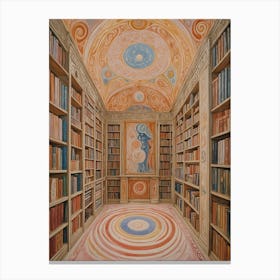 Library Of Books Canvas Print