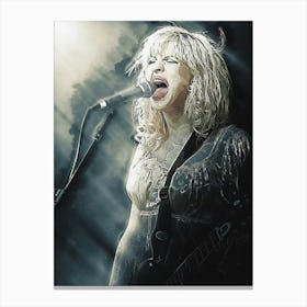 Superstars Of Courtney Love Concert Canvas Print