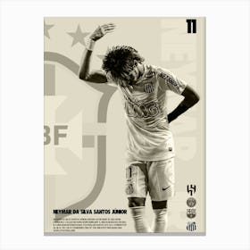 Neymar Canvas Print