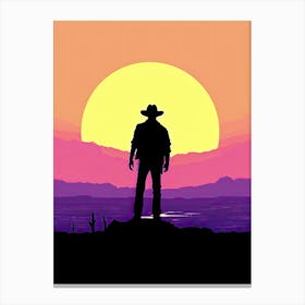 Refined Cowboy Whispers Canvas Print