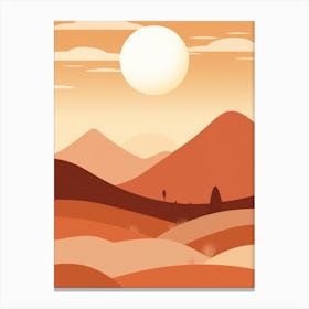 Desert Landscape 5 Canvas Print