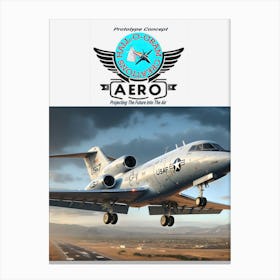 Hall-O-Gram Creations Aero Prototype Concept ~Reimagined 27 Canvas Print