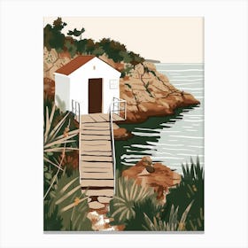 Beach Hut 1 Canvas Print