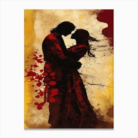 Lovers Canvas Print